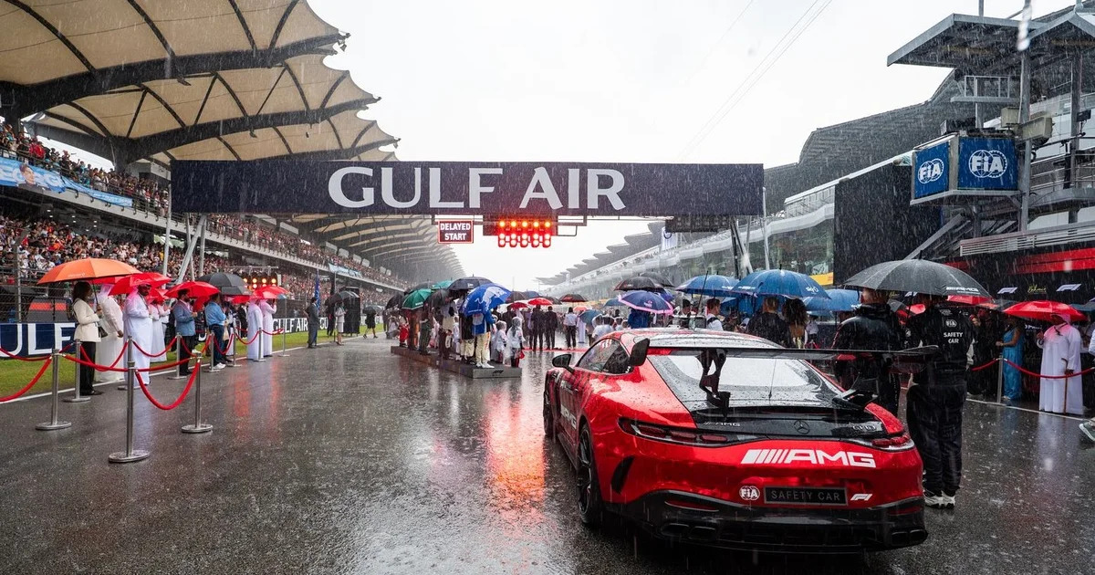 F1 Bahrain GP in Malaysia start delayed as thunderstorms hit Sepang